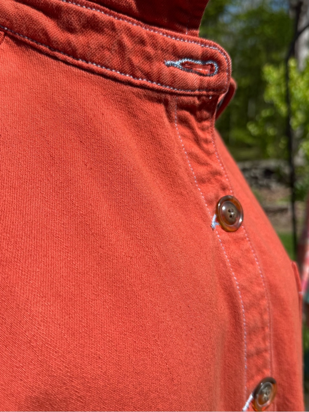 Roller Rabbit Rust Orange Utility Jacket XL - Picture 3 of 7